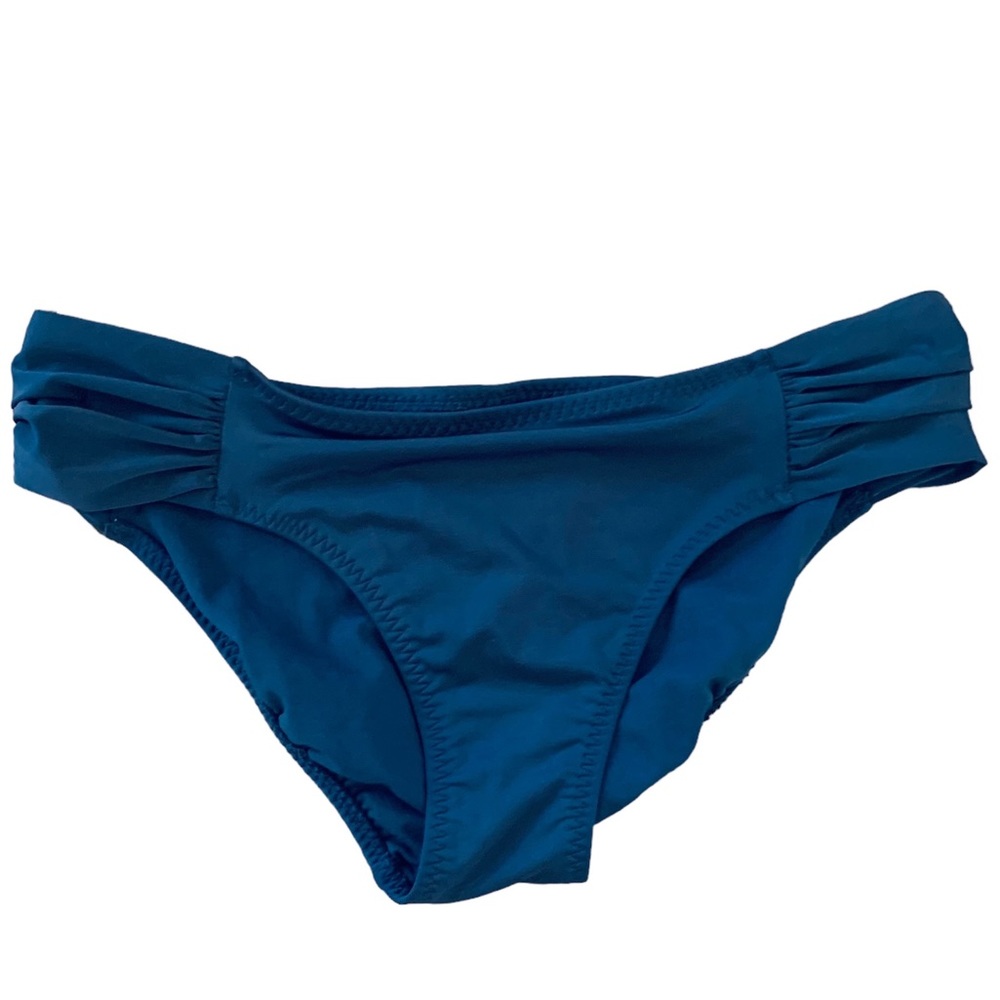 Athleta blue bikini bottoms size small